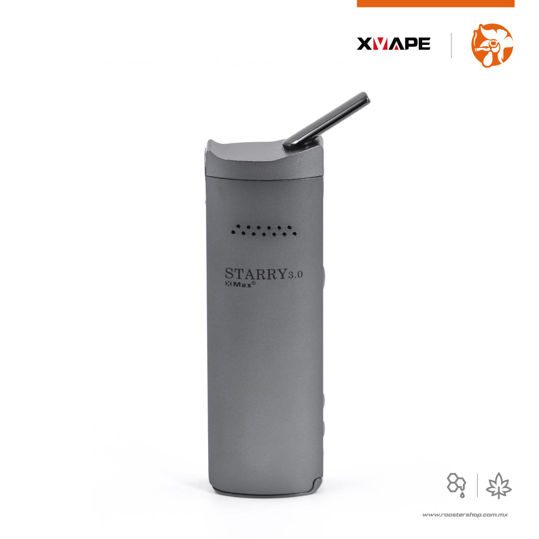 XVape XMAX Starry 3.0 Gray vaporizado para hierbas marihuana flores herbal plata gris para ceras extractos hibrido doble proposito vape vapo