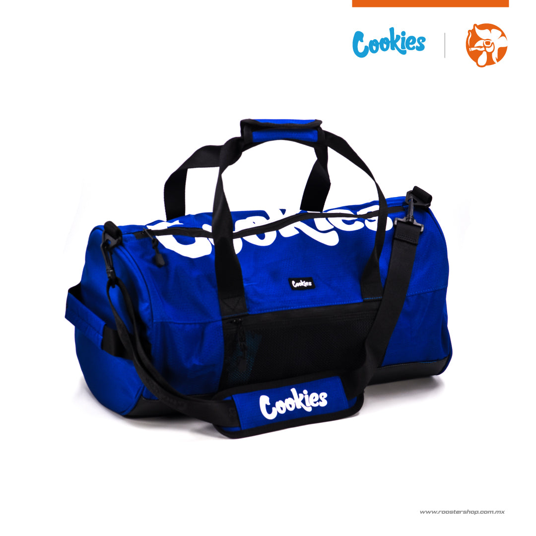 summit ripstop duffelbag mochila de hombro azul marca cookies original mexico