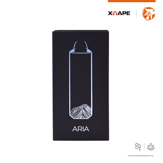 XVape Aria vape vaporizador vapo hibrido flores hierba y ceras wax concentrados con pantalla negro goth black mexico barato