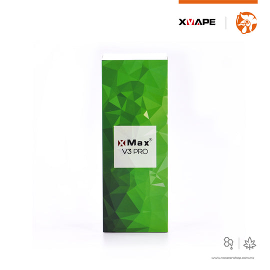 XVape XMAX V3 Pro vape vaporizador vapo herbal para hierba flores marihuana extractos y ceras doble funcion hibrido con pantalla color verde green emerald mexico