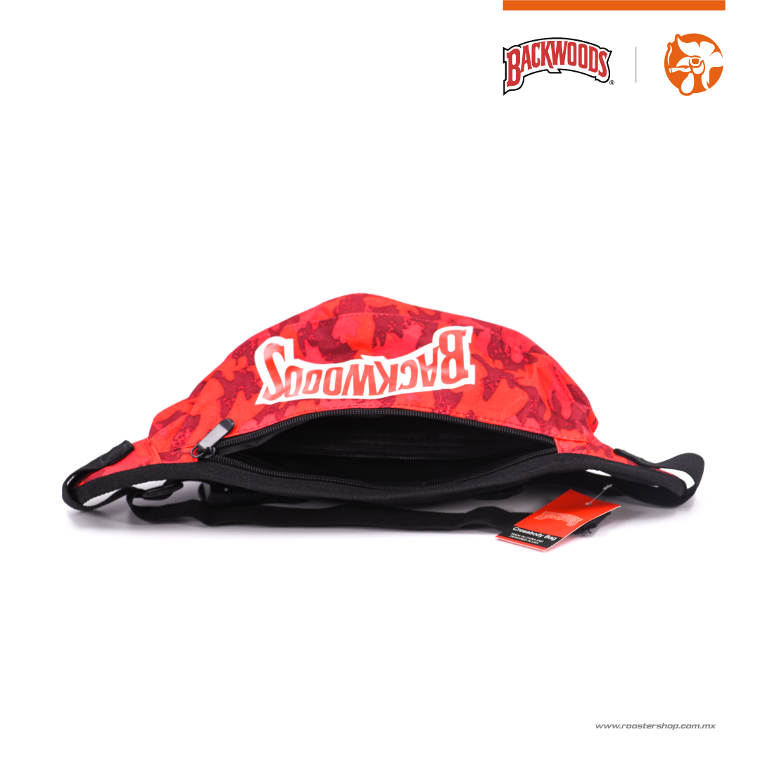 Cangurera BackWoods camuflaje rojo