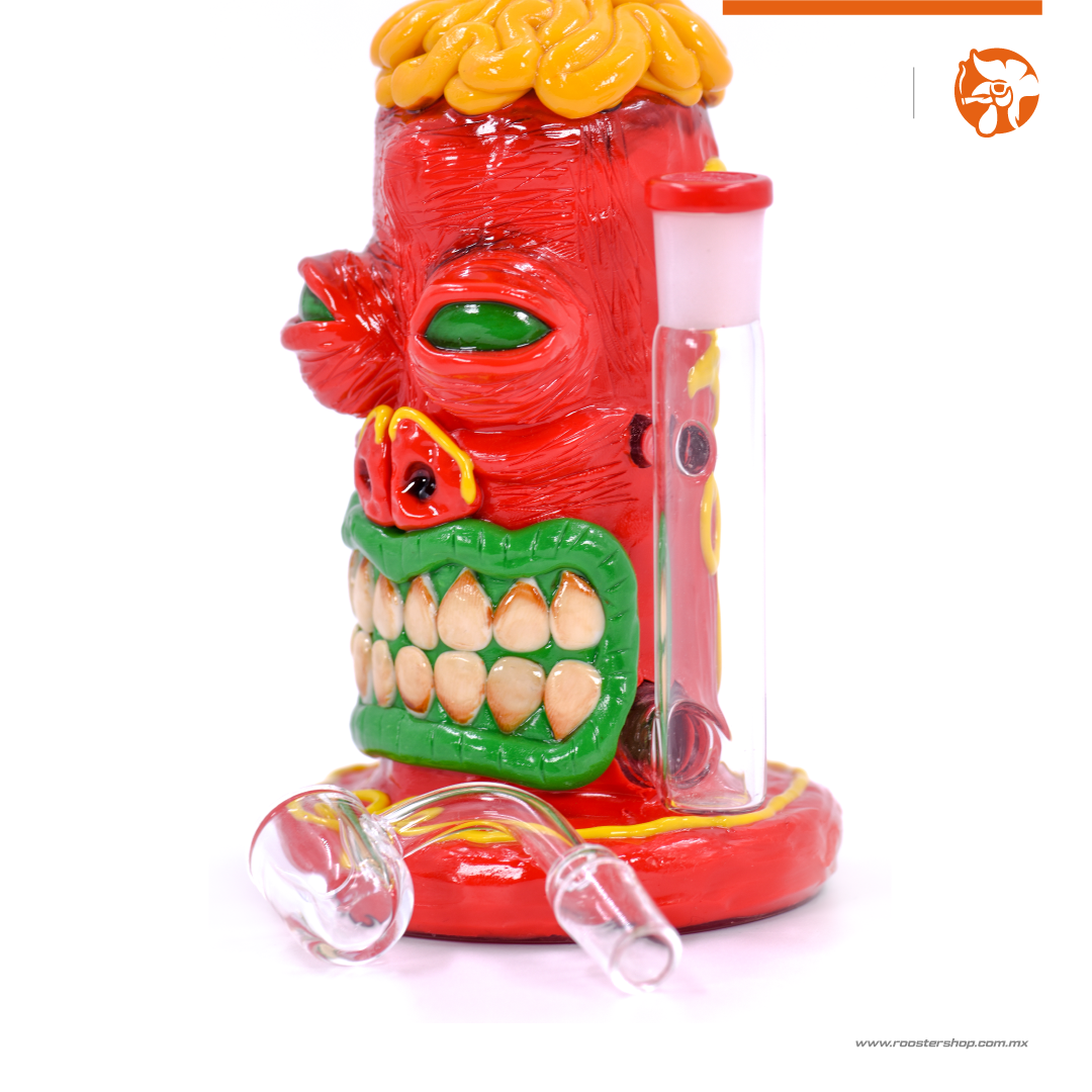 Pyrex Bong Monster Zombie Red