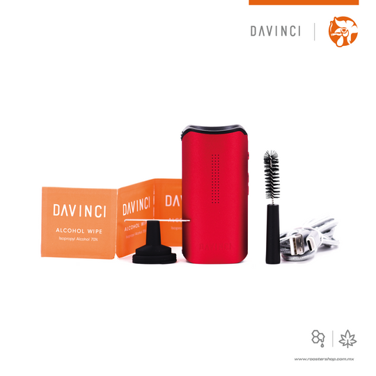 Davinci IQC Ruby vaporizador para hierba marihuana flores para wax ceras concentrados hibrido doble funcion davinci mexico vape vapes