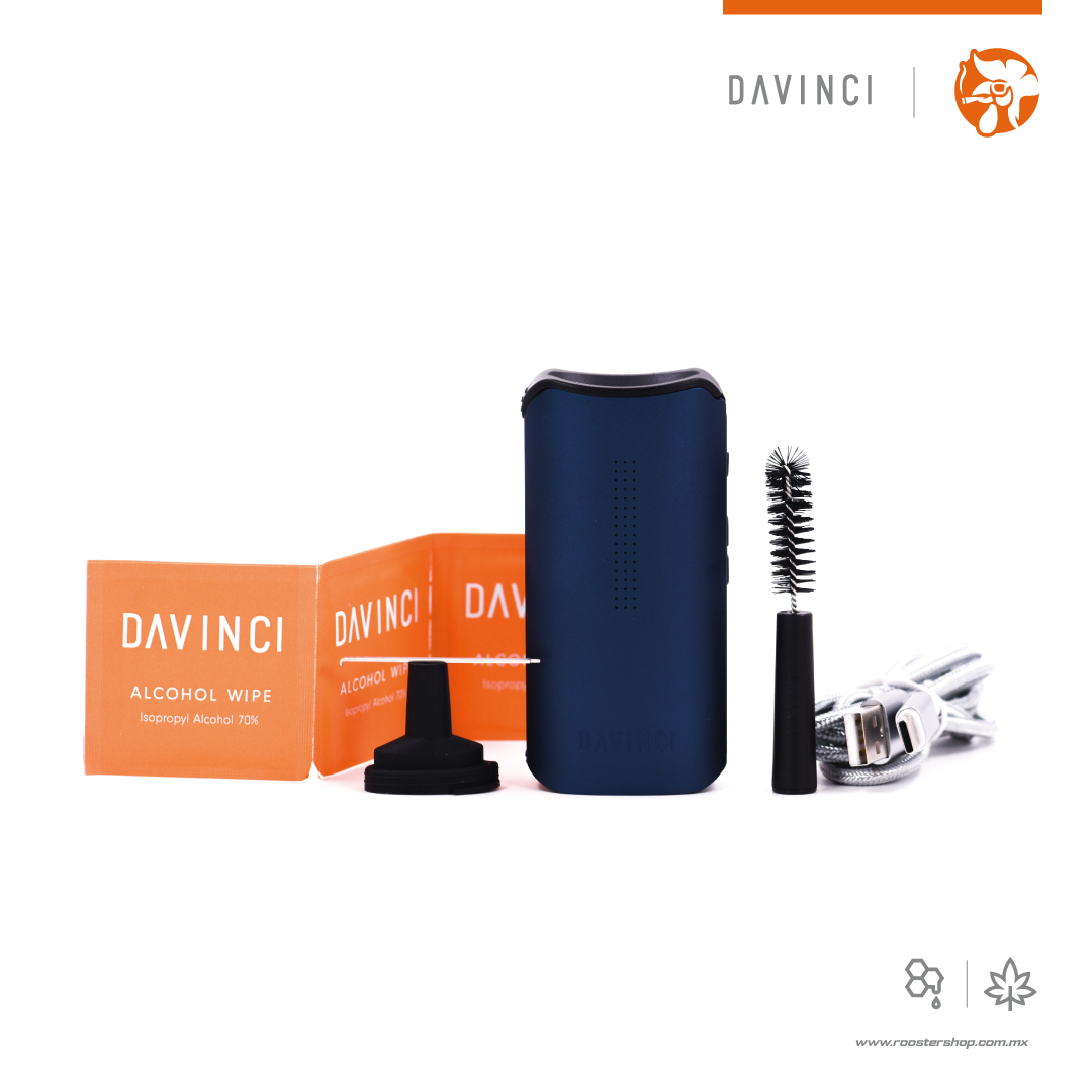 Davinci IQC blue vaporizador para hierba marihuana flores para wax ceras concentrados hibrido doble funcion davinci mexico vape vapes