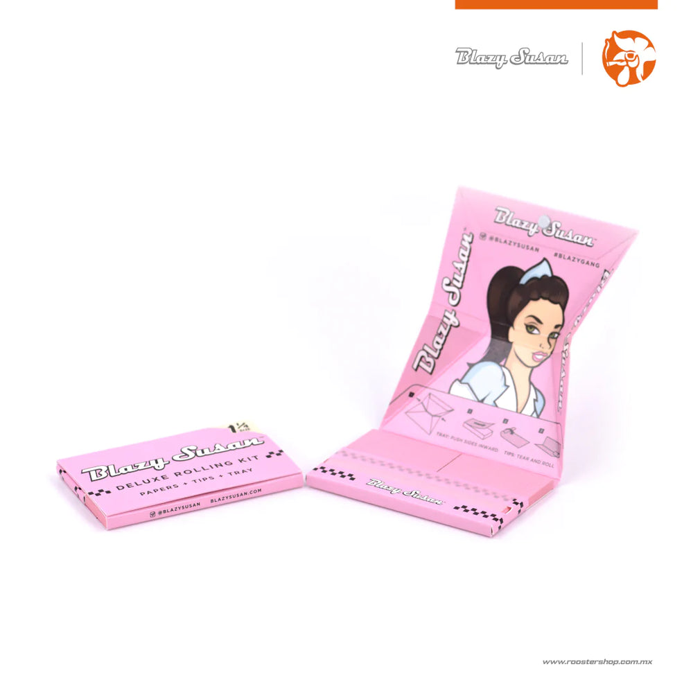 Papers + Tips + Tray Blazy Susan Pink