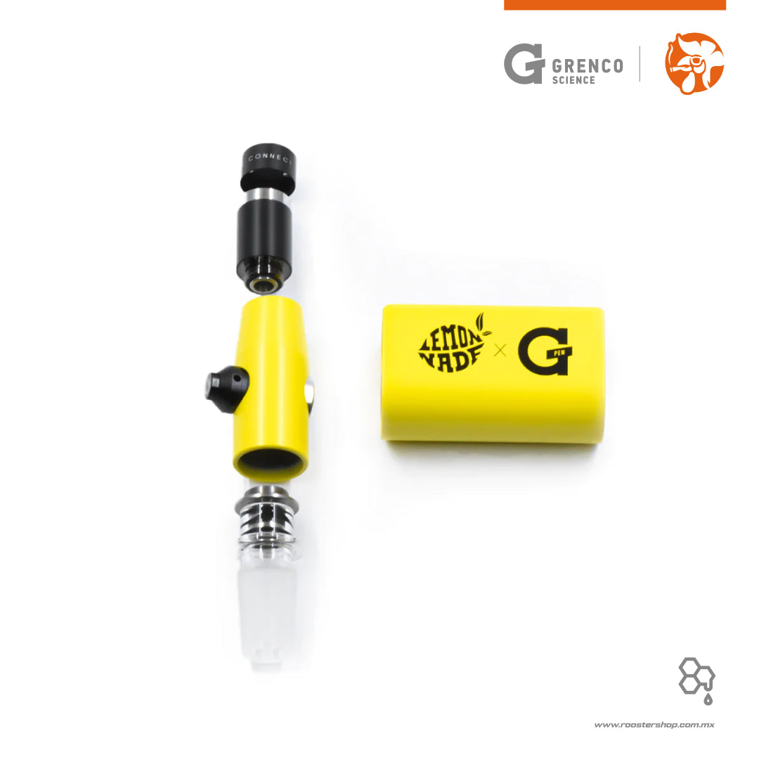 g pen connect grenco science vaporizador para fumar ceras extractos concentrados en bong vape vaporizador vapo mexico amarillo edicion especial lemonade limonada