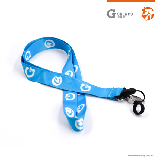 Lanyard Cookies Grenco Science Azul Porta llaves