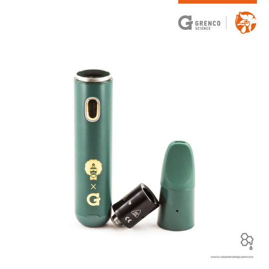 G Pen Micro verde dr greenthumbs edicion especial verde con dorado vaporizador tipo pluma para ceras wax concentrados extractos mexico edicion especial colaboracion vape vapo