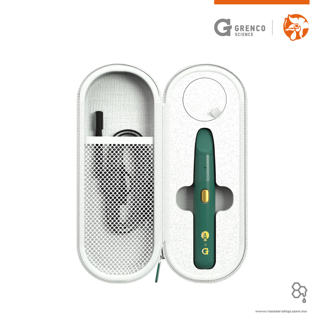 G Pen Micro verde dr greenthumbs edicion especial verde con dorado vaporizador tipo pluma para ceras wax concentrados extractos mexico edicion especial colaboracion vape vapo estuche
