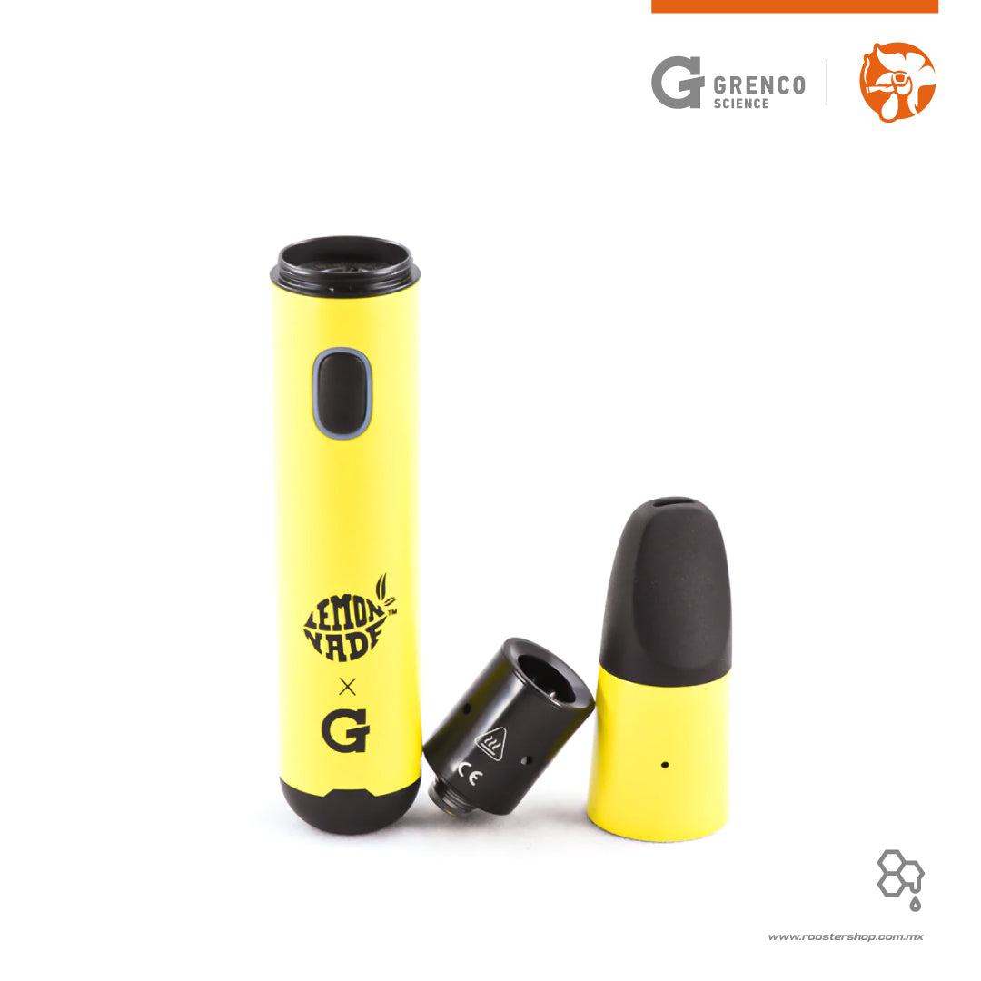 G Pen Micro Lemonade amarillo con negro vaporizador tipo pluma para ceras extractos concentrados wax mexico vape vaporizer vapo