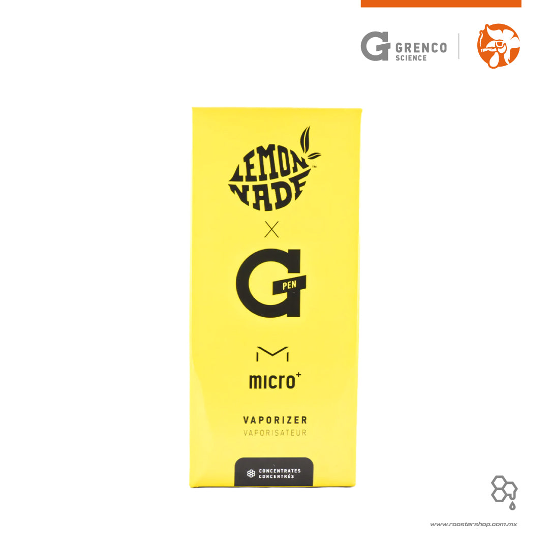 G Pen Micro Lemonade amarillo con negro vaporizador tipo pluma para ceras extractos concentrados wax mexico vape vaporizer vapo