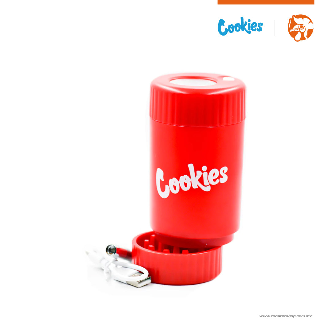 Glow Jar Cookies Rojo Con grinder