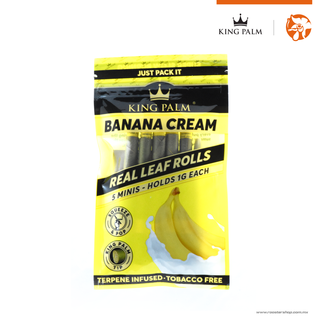 Mini Pre-Rolls King Palm 5 Pack Banana Cream