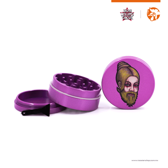 Grinder Rosa 3 niveles Lion Rolling Circus