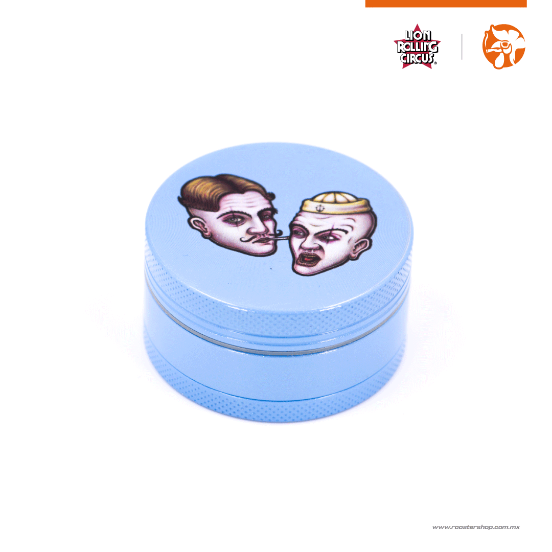 Grinder Cerámico Azul Lion Rolling Circus