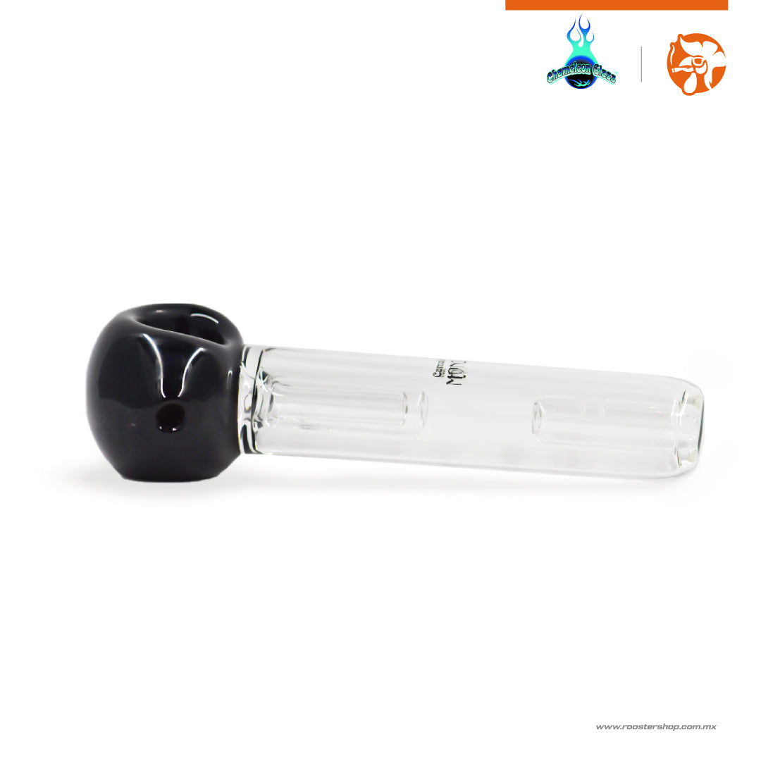 Pipas Camaleon Monzon Black Spoon Bubbler