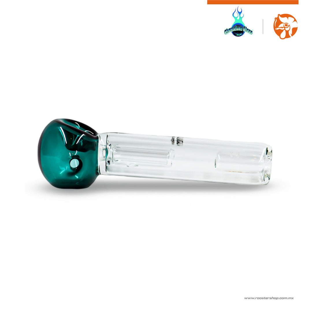 Pipas Camaleon Monzon Green Spoon Bubbler
