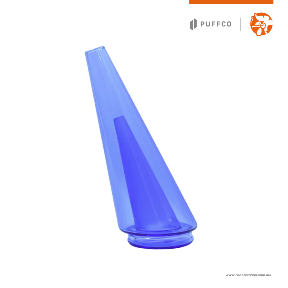 para Puffco Peak Pro Glass cristal azul remplazo original puffco mexico royal blue glass