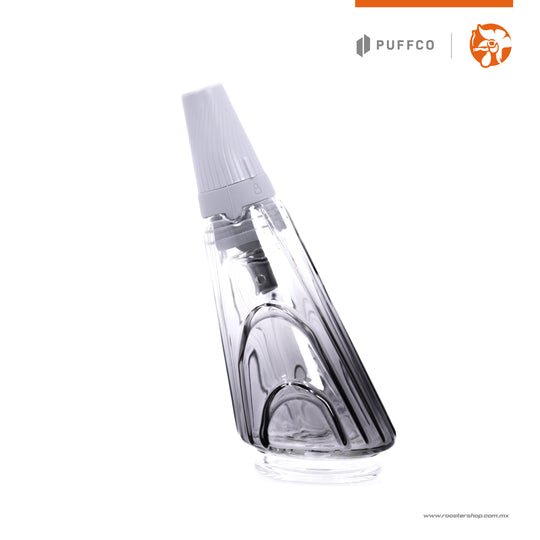 Puffco Peak Pro The Guardian Travel Glass cristal de viaje portatil para puffco peak pro gris antiderrames puffco mexico edicion especial bubbler