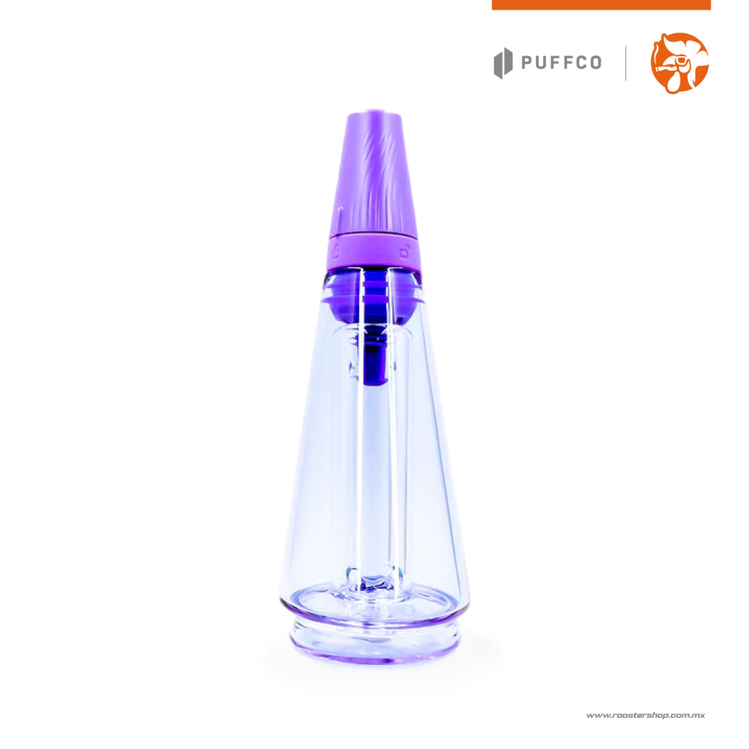 Puffco Peak Pro ultraviolet Travel Glass cristal de viaje portatil para puffco peak pro violeta morado antiderrames puffco mexico bubbler