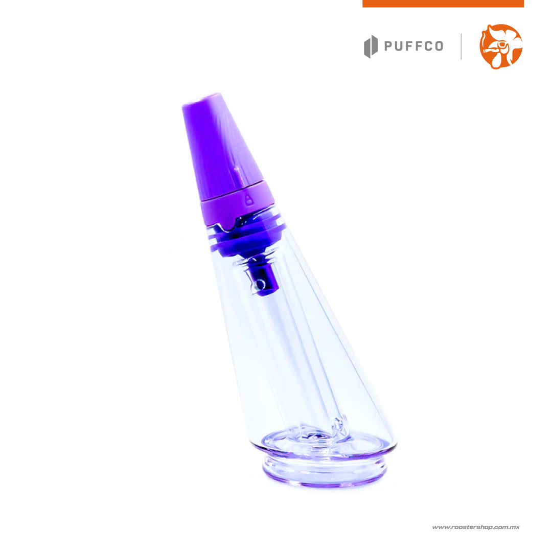 Puffco Peak Pro ultraviolet Travel Glass cristal de viaje portatil para puffco peak pro violeta morado antiderrames puffco mexico bubbler