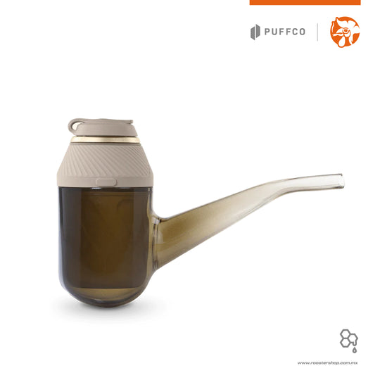 Puffco Proxy Desert pipa de cristal cafe beige dorado para fumar extractos wax concentrados puffco mexico vape vapo vaporizer