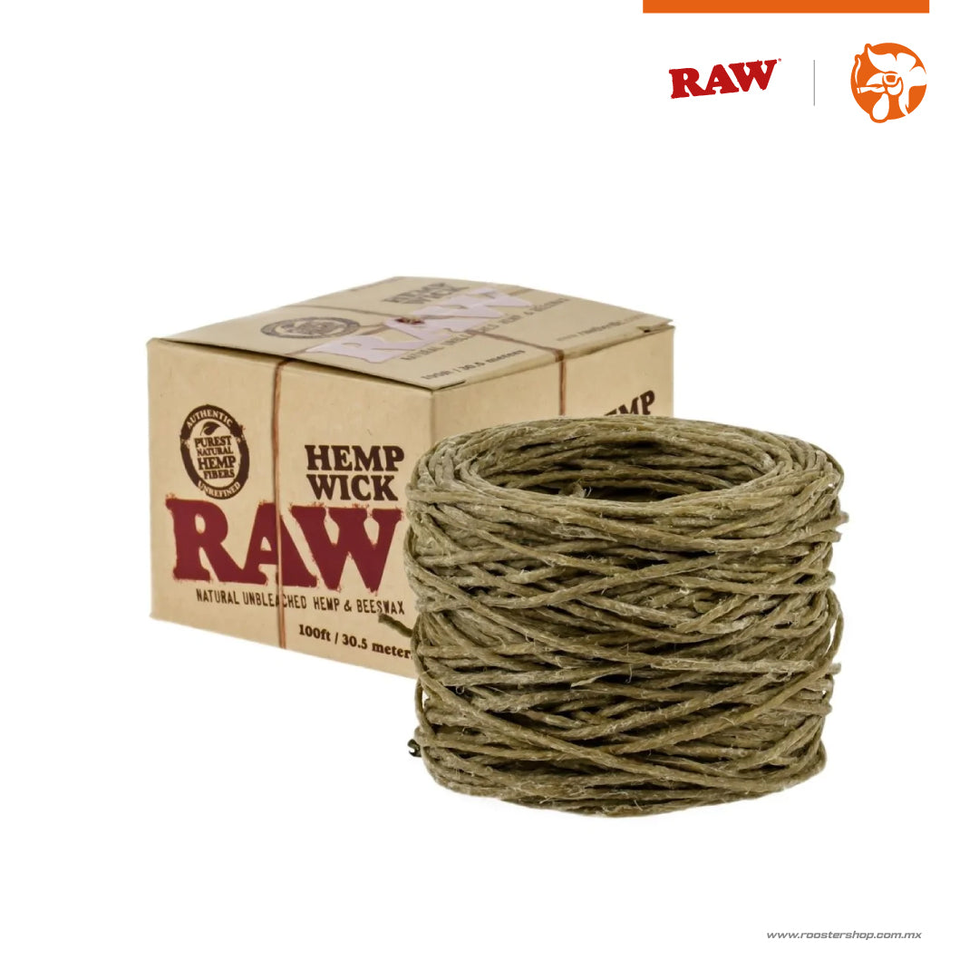 Hemp Wick Raw 30.5 Meters