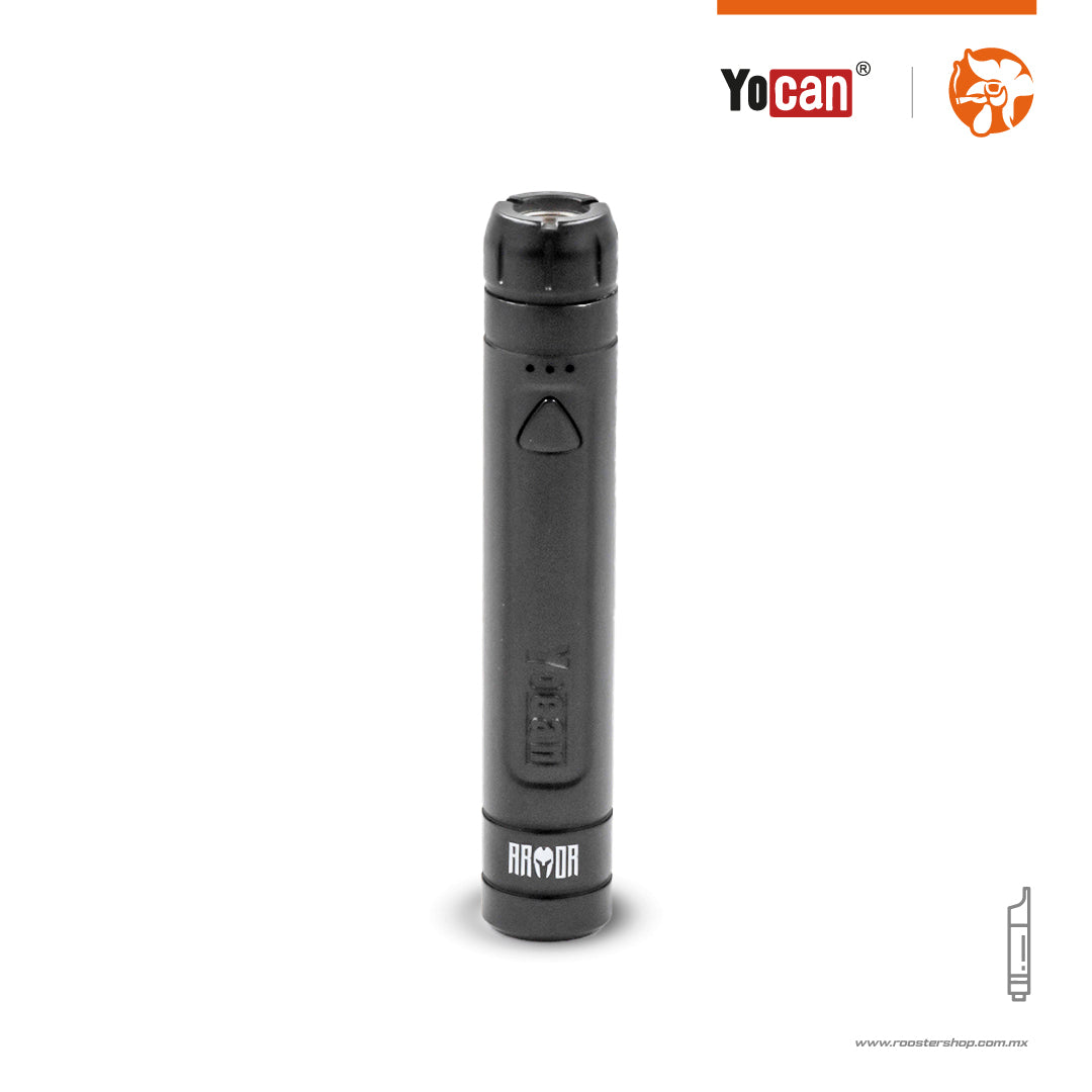 Yocan Armor black negra negro bateria para cartuchos de wax rosca 510 barata