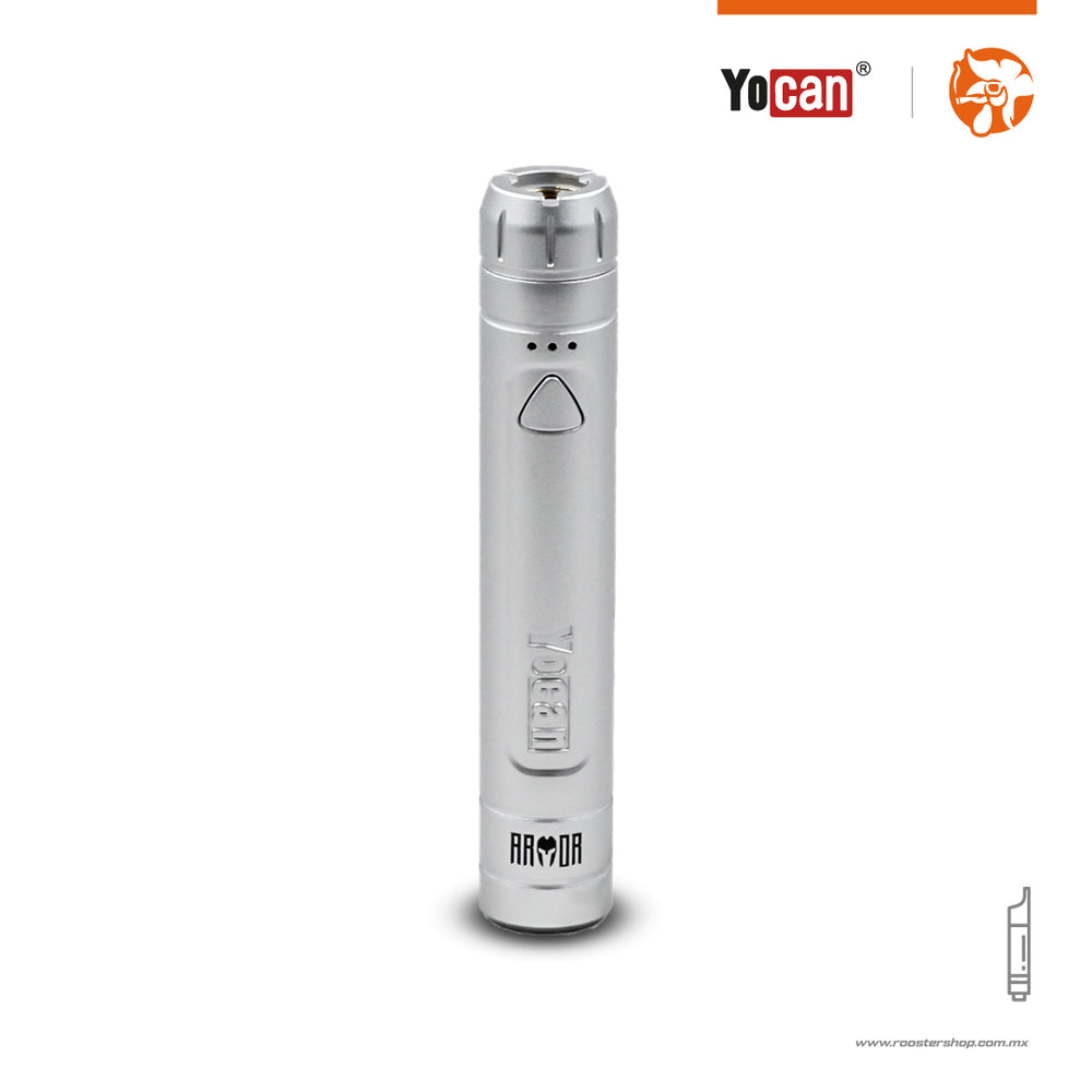 Yocan Armor Silver bateria para cartuchos de wax rosca 510 barata