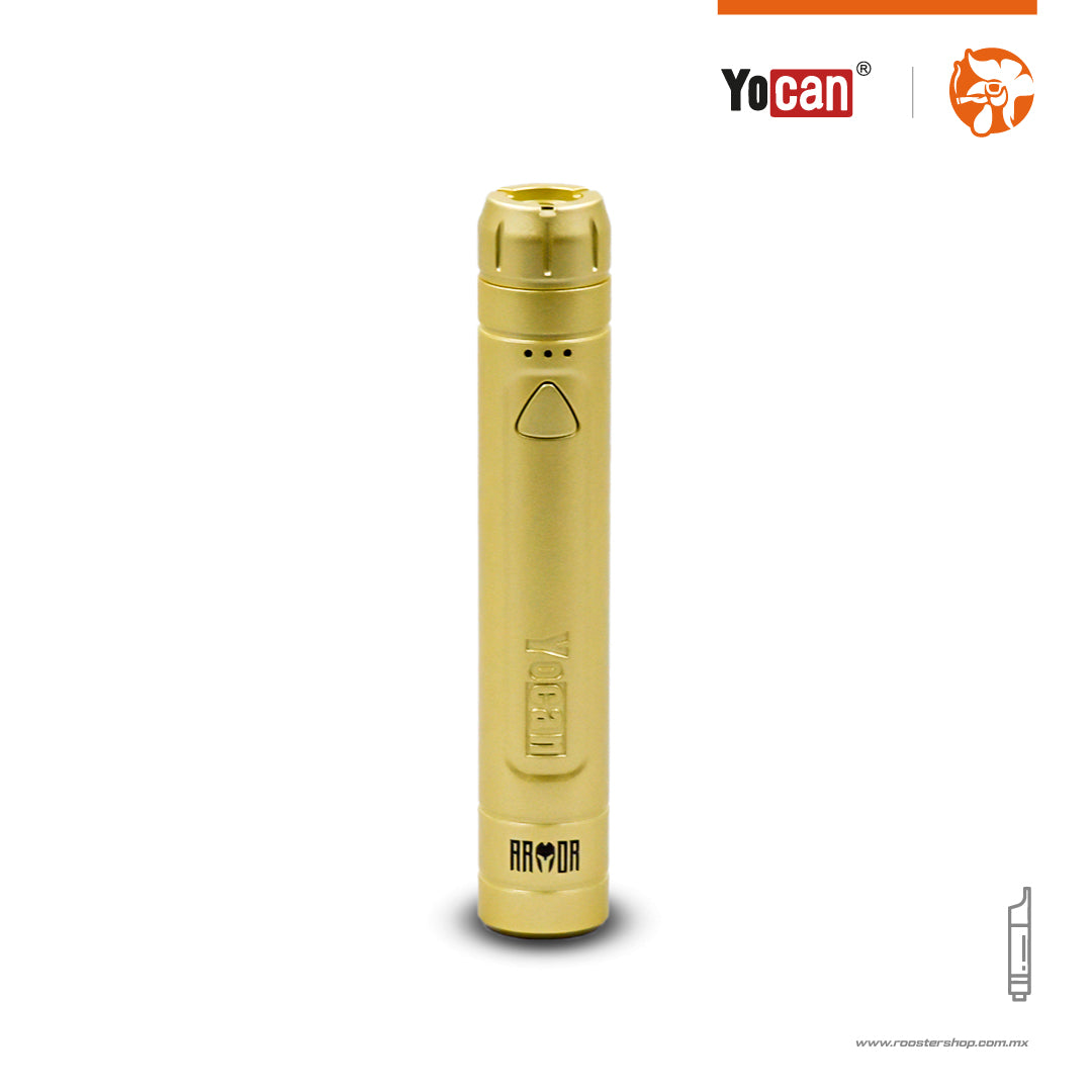 Yocan Armor gold oro dorada bateria para cartuchos de wax rosca 510 barata