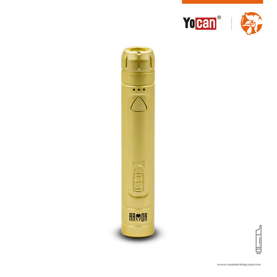 Yocan Armor gold oro dorada bateria para cartuchos de wax rosca 510 barata