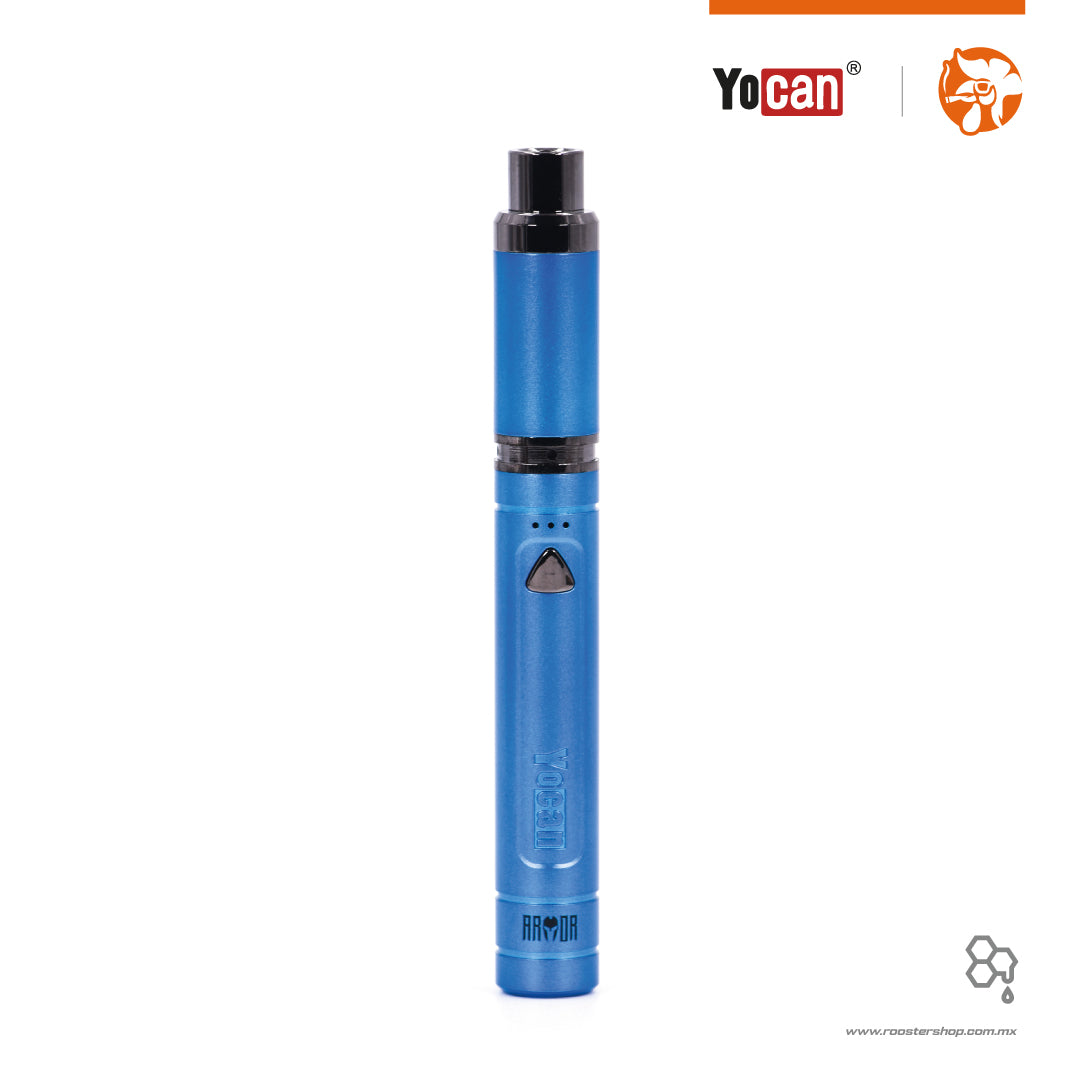 Yocan Armor Plus Pen Blue vaporizador para ceras concentrados extractos wax vape pen tipo pluma bateria para cartuchos doble funcion
