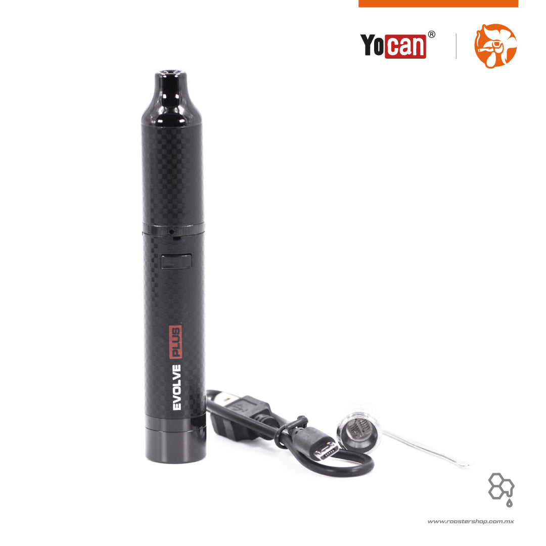 Yocan Evolve Plus Special Edition vape para wax vaporizador para ceras y concentrados edicion especial fibra de carbono mexico accesorios