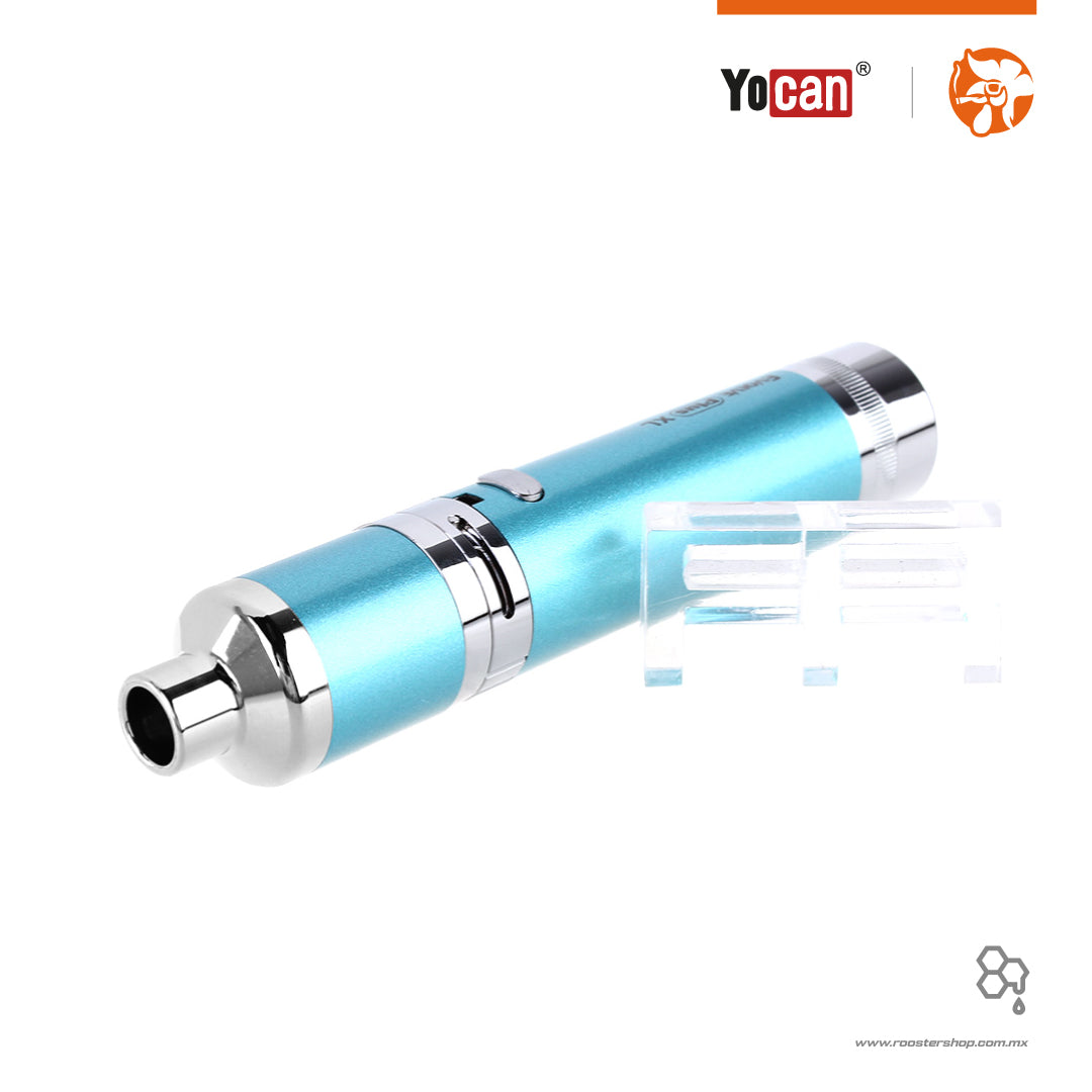 yocan evolve plus xl vaporizador grande para ceras wax concentrados potente color azul turquesa mexico vape vapos