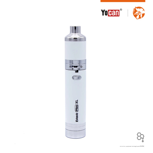 yocan evolve plus xl vaporizador grande para ceras wax concentrados potente color blanco brilla en la oscuridad mexico vape vapos