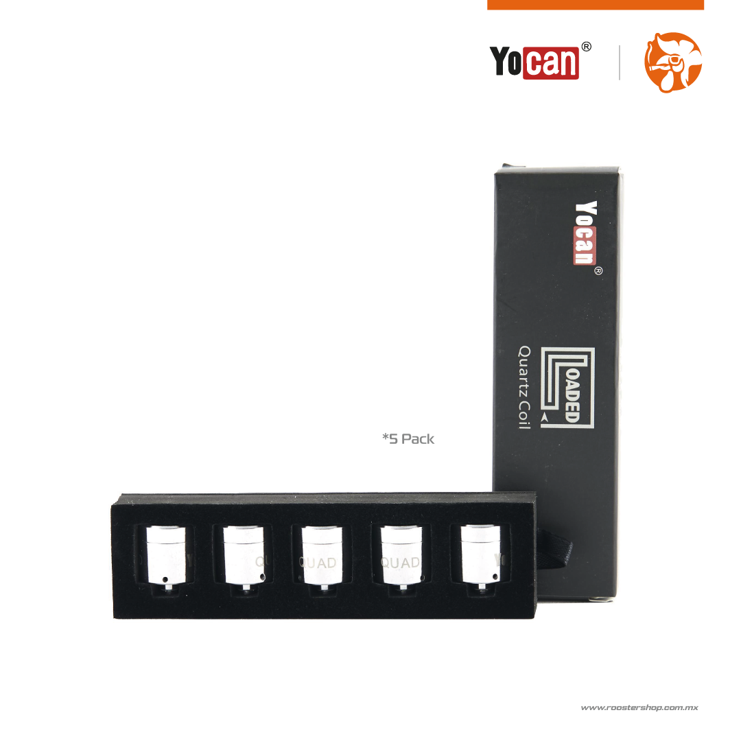 Yocan Loaded Quad Quartz Coil 5 Pack