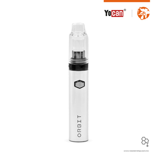 Yocan Orbit Vaporizer silver plata plateado vape vaporizador para wax ceras concentrados vaporizer yocan mexico