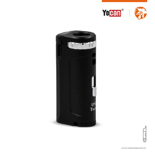 Uni Twist black negro bateria para cartuchos rosca 510 universal para fumar wax